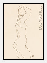 Indlæs billede til gallerivisning afklædt kvinde | EGON SCHIELE | KUNSTPLAKAT - decoARTE