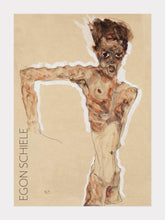 Indlæs billede til gallerivisning afklædt mand | SELVPORTRÆT | EGON SCHIELE - decoARTE