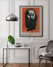 Indlæs billede til gallerivisning gammel mand med skæg | EDVARD MUNCH | KUNSTPLAKAT - decoARTE