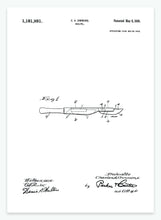 Indlæs billede til gallerivisning Skalpel | Smukt patent til din væg | plakat | poster - decoARTE