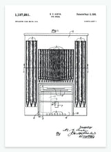 Indlæs billede til gallerivisning Orgel | Smukt patent til din væg | plakat | poster - decoARTE