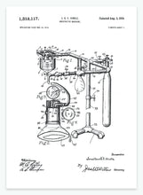 Indlæs billede til gallerivisning anæstesiapparat | PATENTPLAKAT - decoARTE