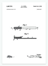 Indlæs billede til gallerivisning Tandbørste | Smukt patent til din væg - decoARTE