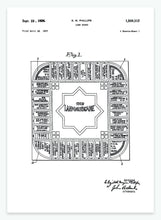 Indlæs billede til gallerivisning brætspil | PATENTPLAKAT - decoARTE