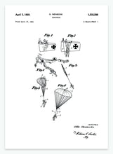 Indlæs billede til gallerivisning faldskærm | PATENTPLAKAT - decoARTE