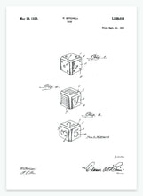 Indlæs billede til gallerivisning Terning | Smukt patent til din væg - decoARTE