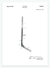 Indlæs billede til gallerivisning ishockeystav | PATENTPLAKAT - decoARTE