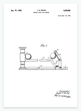 Indlæs billede til gallerivisning bowlingmaskine | PATENTPLAKAT - decoARTE