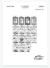 Indlæs billede til gallerivisning golfkortspil | PATENTPLAKAT - decoARTE