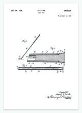 Indlæs billede til gallerivisning golfkølle | PATENTPLAKAT - decoARTE