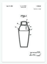 Indlæs billede til gallerivisning drink shaker | PATENTPLAKAT - decoARTE
