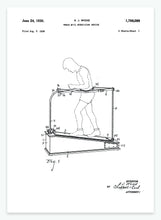 Indlæs billede til gallerivisning Treadmill Exercising Device | Smukt patent til din væg | plakat | poster - decoARTE