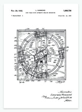 Indlæs billede til gallerivisning bord til kortspil | PATENTPLAKAT - decoARTE