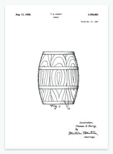 Indlæs billede til gallerivisning Barrel | Smukt patent til din væg | plakat | poster - decoARTE