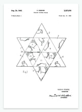 Indlæs billede til gallerivisning foldet papirslegetøj | PATENTPLAKAT - decoARTE