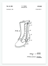 Indlæs billede til gallerivisning støvle | PATENTPLAKAT - decoARTE