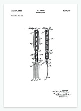 Indlæs billede til gallerivisning spaghettigaffel | PATENTPLAKAT - decoARTE