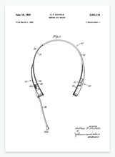 Indlæs billede til gallerivisning høreapparat | PATENTPLAKAT - decoARTE