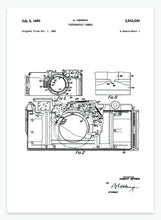 Indlæs billede til gallerivisning kamera | PATENTPLAKAT - decoARTE