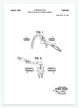 Indlæs billede til gallerivisning tandlægebor | PATENTPLAKAT - decoARTE