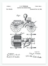 Indlæs billede til gallerivisning brandbil | PATENTPLAKAT - decoARTE