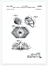 Indlæs billede til gallerivisning metode til at folde en sløjfe | PATENTPLAKAT - decoARTE