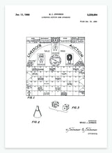 Indlæs billede til gallerivisning brætspil om kvæg | PATENTPLAKAT - decoARTE