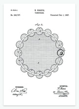 Indlæs billede til gallerivisning tamburin | PATENTPLAKAT - decoARTE