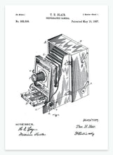 Indlæs billede til gallerivisning kamera | PATENTPLAKAT - decoARTE