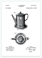 Indlæs billede til gallerivisning kaffekande | PATENTPLAKAT - decoARTE