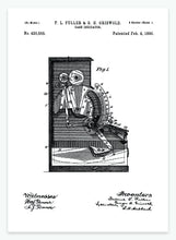 Indlæs billede til gallerivisning kasseapparat | PATENTPLAKAT - decoARTE