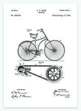 Indlæs billede til gallerivisning cykel | PATENTPLAKAT - decoARTE