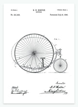 Indlæs billede til gallerivisning cykel | PATENTPLAKAT - decoARTE
