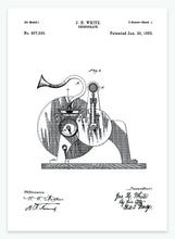 Indlæs billede til gallerivisning grammofon | PATENTPLAKAT - decoARTE