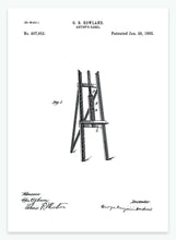 Indlæs billede til gallerivisning staffeli | PATENTPLAKAT - decoARTE