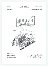 Indlæs billede til gallerivisning ellokomotiv | PATENTPLAKAT - decoARTE