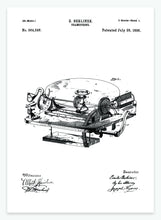 Indlæs billede til gallerivisning grammofon | PATENTPLAKAT - decoARTE