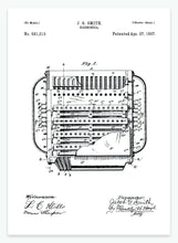 Indlæs billede til gallerivisning harmonika | PATENTPLAKAT - decoARTE