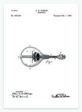 Indlæs billede til gallerivisning mandolin | PATENTPLAKAT - decoARTE