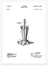 Indlæs billede til gallerivisning Paraplyholder | Smukt patent til din væg | plakat | poster - decoARTE