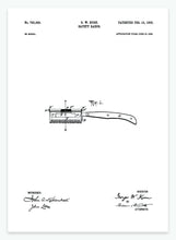 Indlæs billede til gallerivisning Skraber | Smukt patent til din væg | plakat | poster - decoARTE