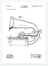 Indlæs billede til gallerivisning Talemaskine | Smukt patent til din væg | plakat | poster - decoARTE