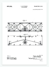 Indlæs billede til gallerivisning flyvemaskine | PATENTPLAKAT - decoARTE