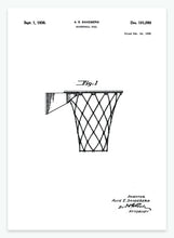 Indlæs billede til gallerivisning basketballkurv | PATENTPLAKAT - decoARTE