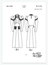 Indlæs billede til gallerivisning Kjole | Smukt patent til din væg | plakat | poster - decoARTE