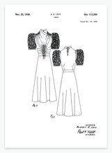 Indlæs billede til gallerivisning Kjole | Smukt patent til din væg | plakat | poster - decoARTE