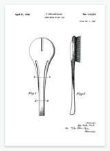Indlæs billede til gallerivisning badebørste | PATENTPLAKAT - decoARTE