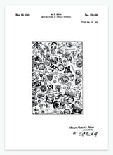 Indlæs billede til gallerivisning gavepapir | PATENTPLAKAT - decoARTE