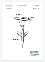 Indlæs billede til gallerivisning flyvemaskine | PATENTPLAKAT - decoARTE