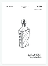Indlæs billede til gallerivisning flaske | PATENTPLAKAT - decoARTE